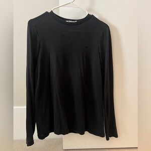 T by Alexander Wang Black Crew Neck Top